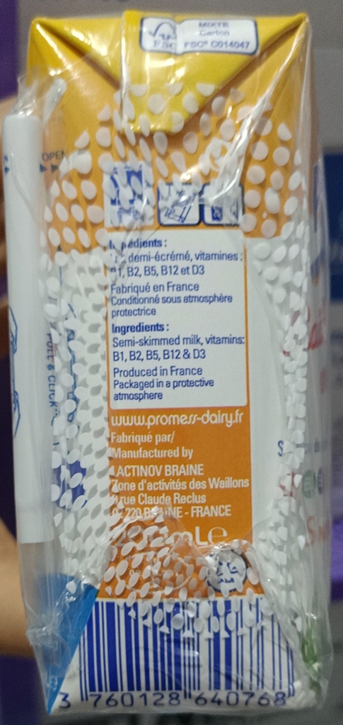 Sữa tươi Promess Vitamin 200ml