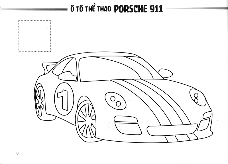 mẫu Tranh tô màu ô tô đua đẹp nhất, ngầu nhất và chất nhất | Spor arabalar,  Yarış arabası, Araba
