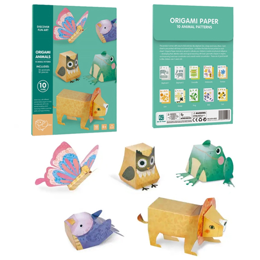 Đồ Chơi Gấp Giấy Origami 3D, Sáng Tạo, Khéo Tay Và Thông Minh Chủ ...