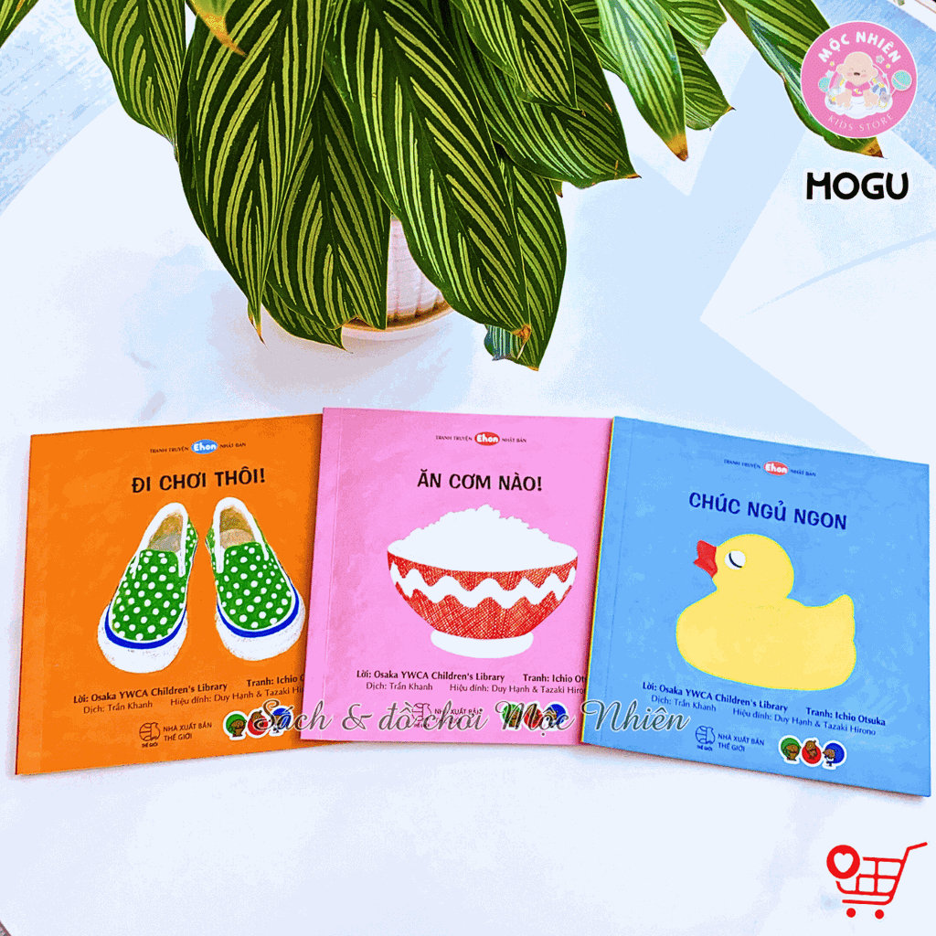 Combo 03 cuốn Sách Truyện Ehon cho bé 0-3 tuổi - Bé làm quen - MOGU