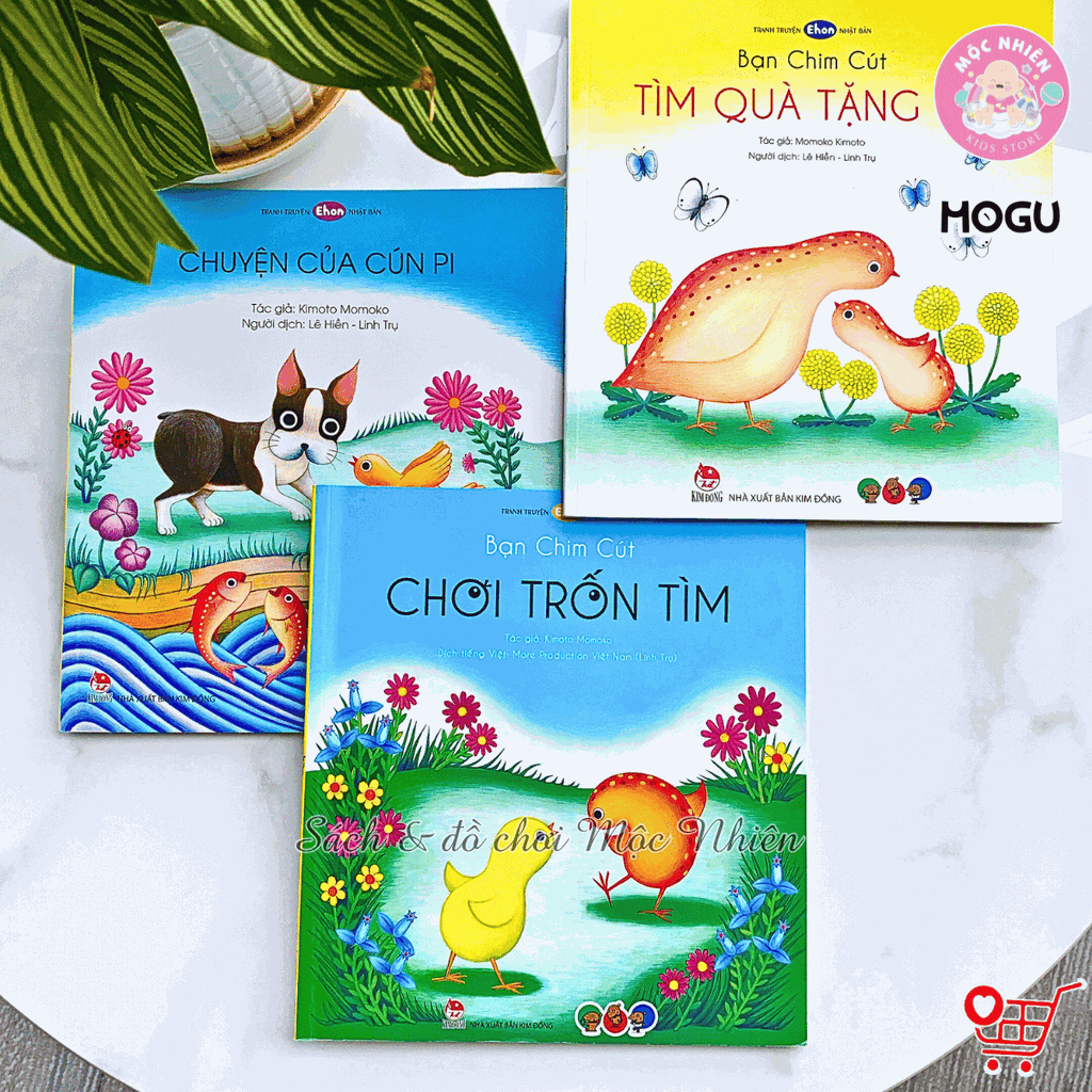 Combo 03 cuốn Sách Truyện Ehon cho bé 1-2-3 tuổi - Bé yêu thương gia đình - MOGU