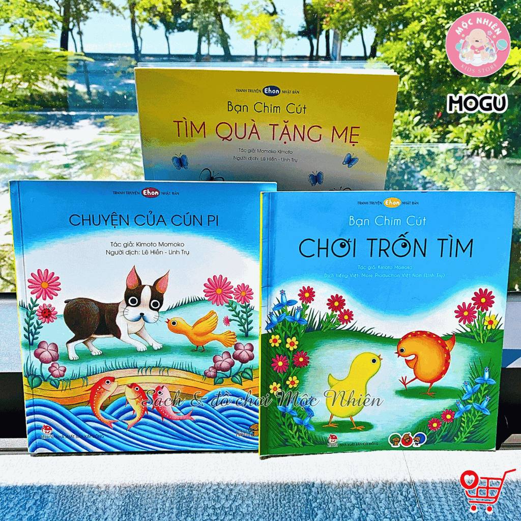 Combo 03 cuốn Sách Truyện Ehon cho bé 1-2-3 tuổi - Bé yêu thương gia đình - MOGU