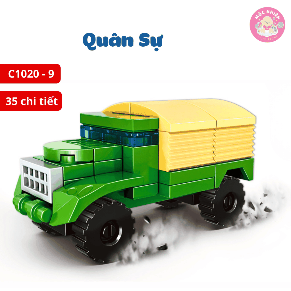 Đồ chơi lắp ráp Woma C1020 - Quân sự (Hộp lẻ)