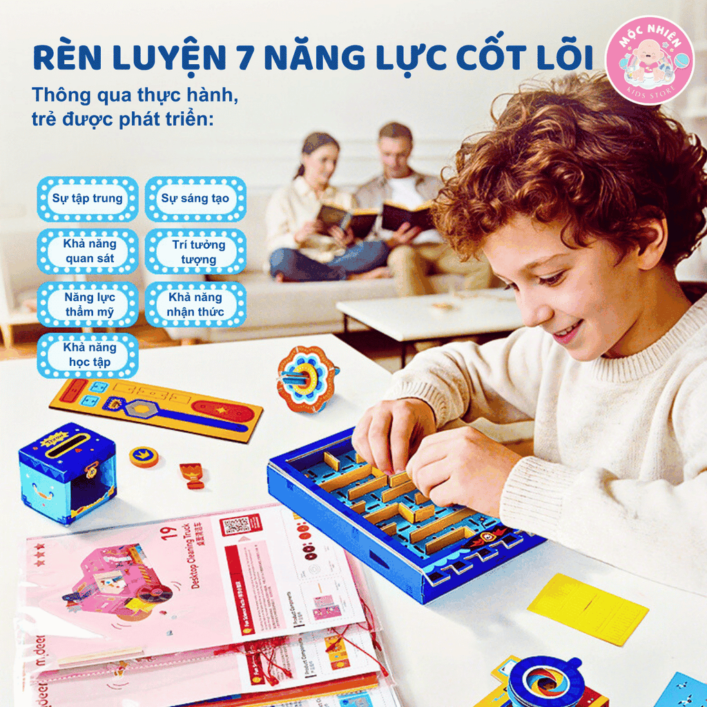 Đồ chơi khoa học lắp ráp mô hình thủ công STEM MIDEER Hands-on Box (cho bé từ 6 tuổi)