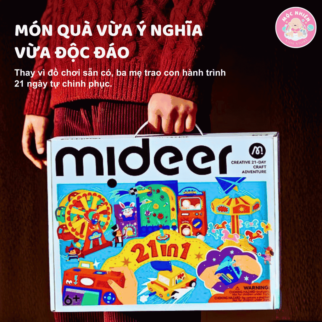 Đồ chơi khoa học lắp ráp mô hình thủ công STEM MIDEER Hands-on Box (cho bé từ 6 tuổi)
