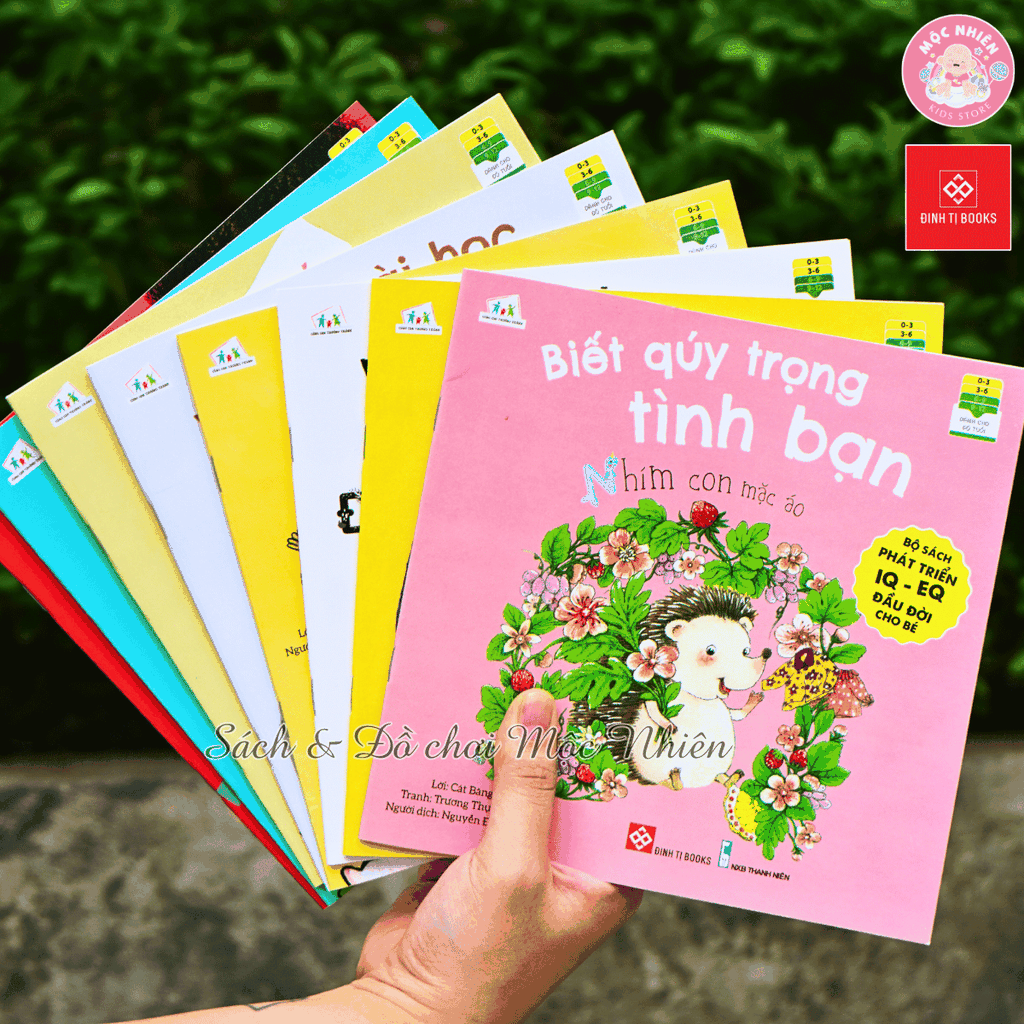 Sách - Phát triển IQ - EQ đầu đời cho bé từ 0 - 6 tuổi (Lẻ cuốn) - Rèn trí thông minh, rèn luyện trí nhớ - Đinh Tị Books