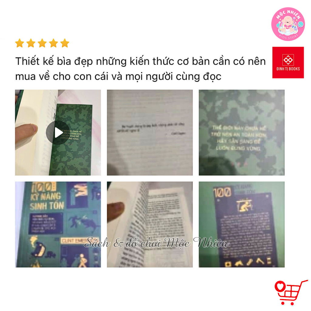 Sách - 100 kỹ năng sinh tồn - Đinh Tị Books