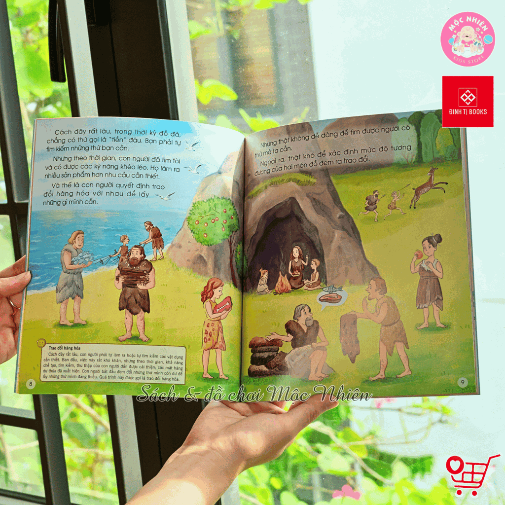 Sách - Kỹ năng quản lý tài chính đầu đời cho trẻ (Lẻ cuốn) - Kiếm t iền thông minh, tiêu t iền đúng cách - Đinh Tị Books