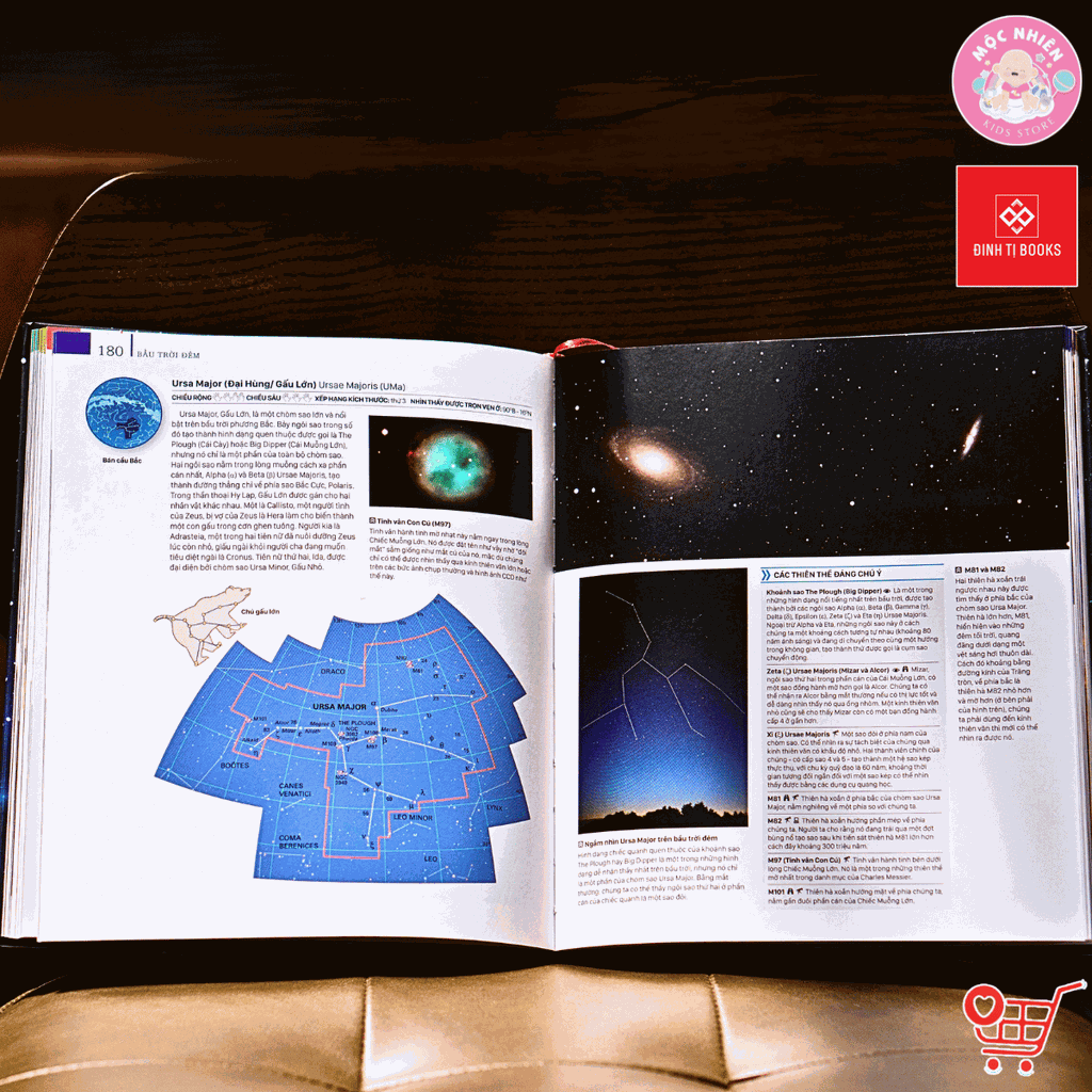 Sách - Thiên văn học trực quan - Đinh Tị Books