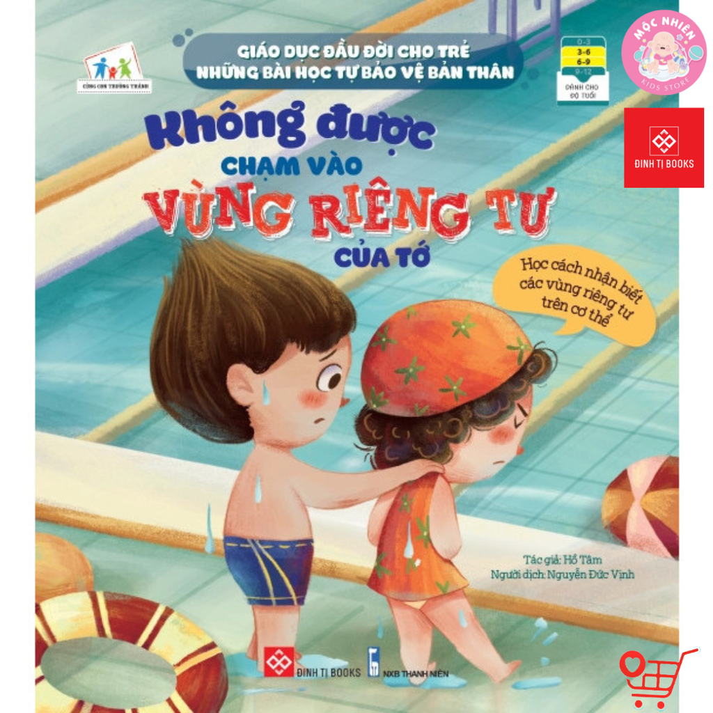 Sách - Bộ 06 cuốn - Giáo dục đầu đời cho trẻ - Những bài học tự bảo vệ bản thân - Đinh Tị Books