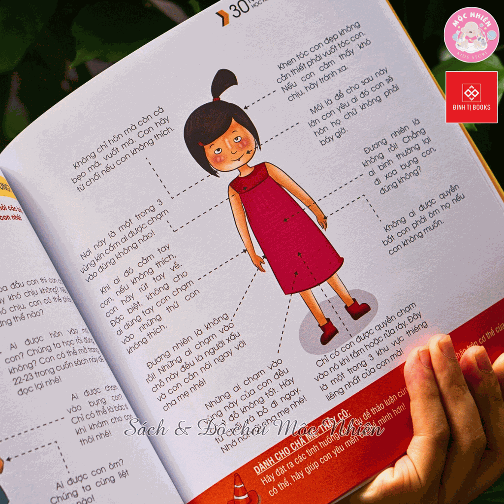 Sách - 30 ngày cùng con học hiểu về chống xâm hại - Đinh Tị Books