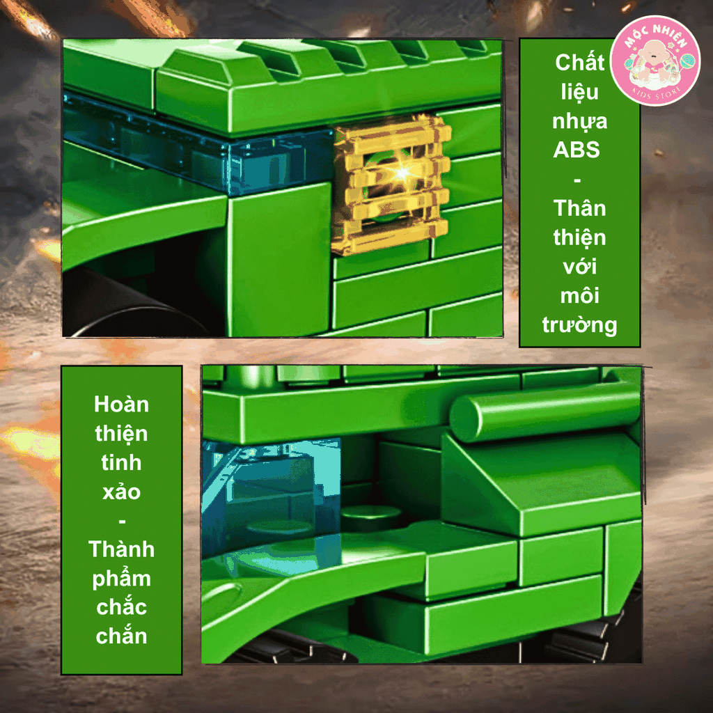 Bộ đồ chơi lắp ráp Woma C1020 - Quân sự (Nguyên bộ gồm 12 hộp lẻ với tổng 460 mảnh ghép)