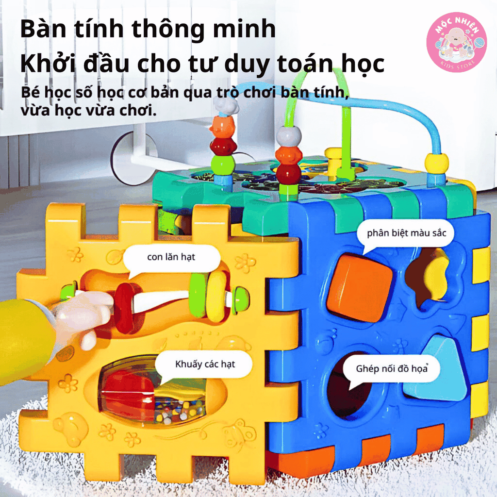 Đồ chơi Montessori khối hoạt động học và chơi Goodway