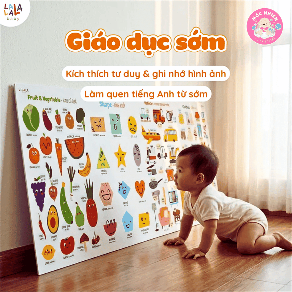 Combo 03 Bảng gấp thông thái PLUS có tích hợp công nghệ đọc với bút chấm đọc Lala magic pen của Lalala baby