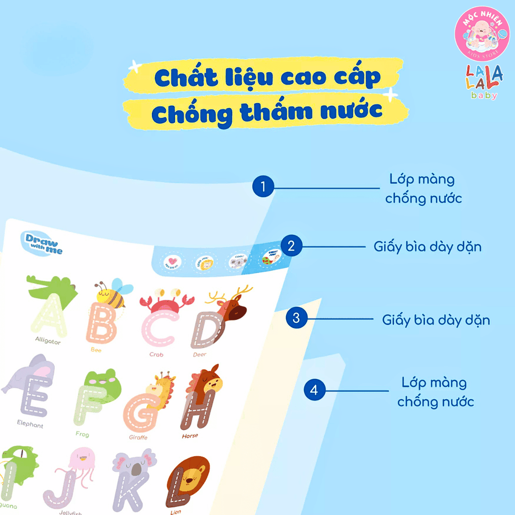Sách vẽ thông minh cho bé xoá được Shape Me Stage 1 đường nét và hình khối cơ bản - Lalala Baby
