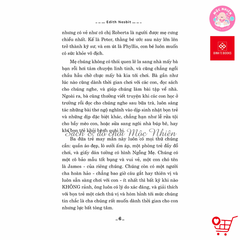 Sách văn học Amun - Lũ trẻ đường tàu Edith Nesbit - Đinh Tị Books