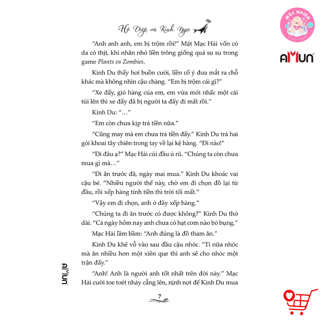 Sách văn học trữ tình lãng mạn - Hồ điệp và kình ngư - Amun Đinh Tị Books