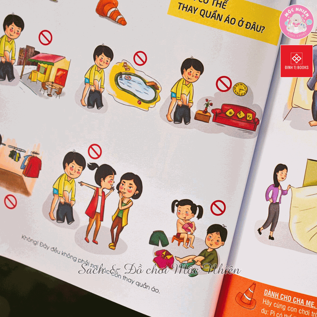 Sách - 30 ngày cùng con học hiểu về chống xâm hại - Đinh Tị Books