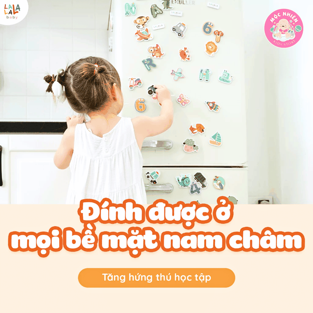 Đồ chơi nam châm Lala Magnet Plus hỗ trợ phát triển khả năng tư duy, Nâng cấp trải nghiệm học tập - Lalala baby