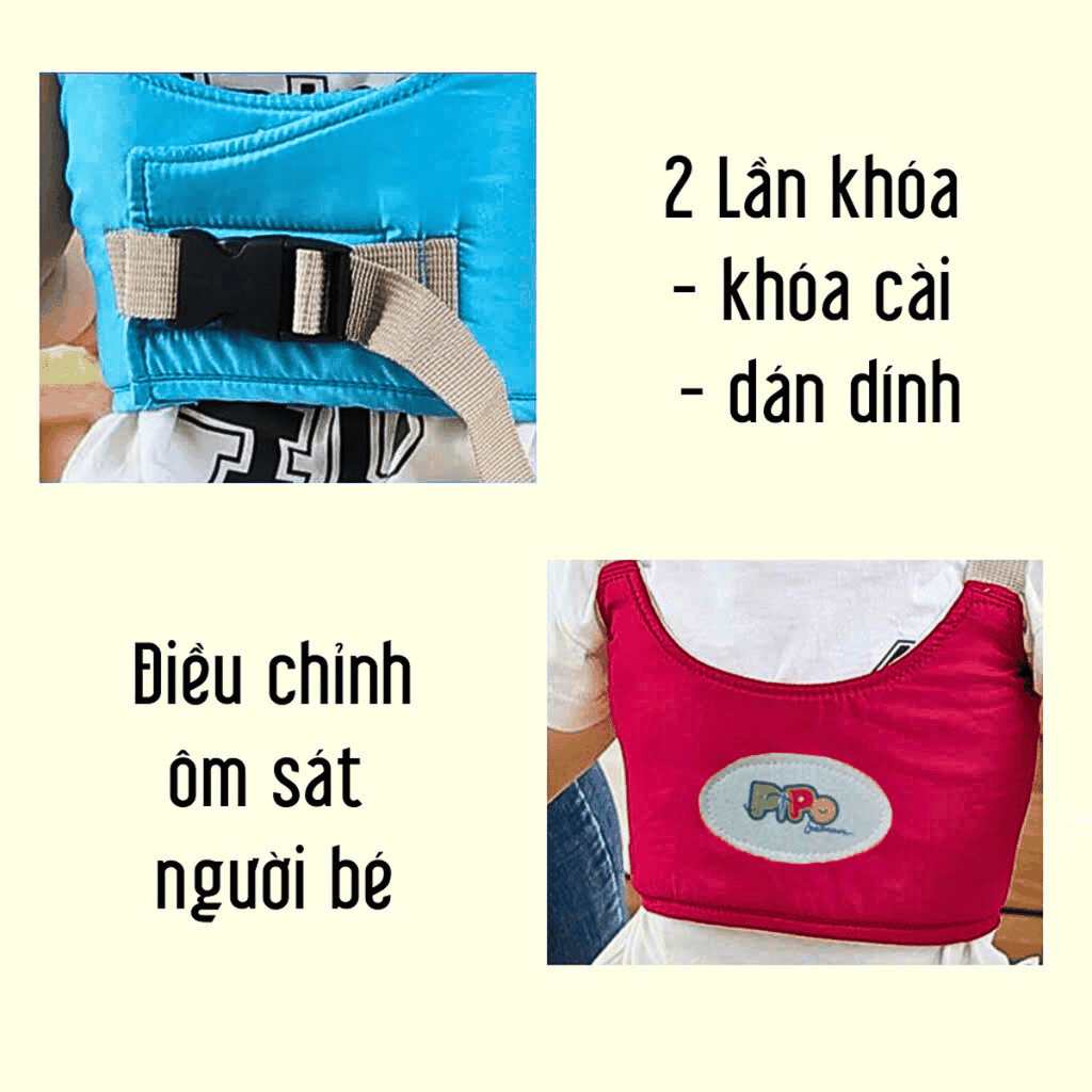 Đai tập đi cho bé, Đai hỗ trợ tập đi có đệm êm, chắc chắn, an toàn cho trẻ sơ sinh - Pipo Vietnam