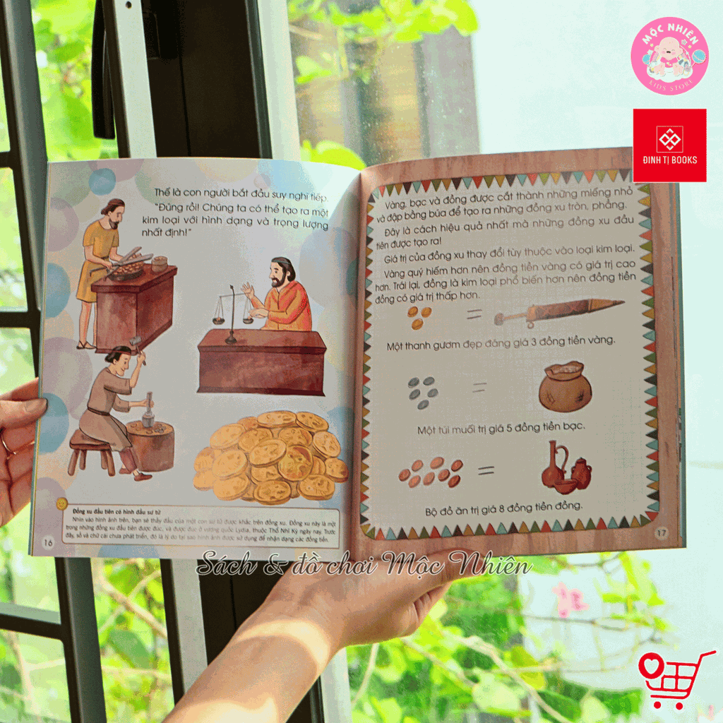 Combo 06 cuốn sách - Bộ sách quản lý tài chính đầu đời cho bé - Đinh Tị Books