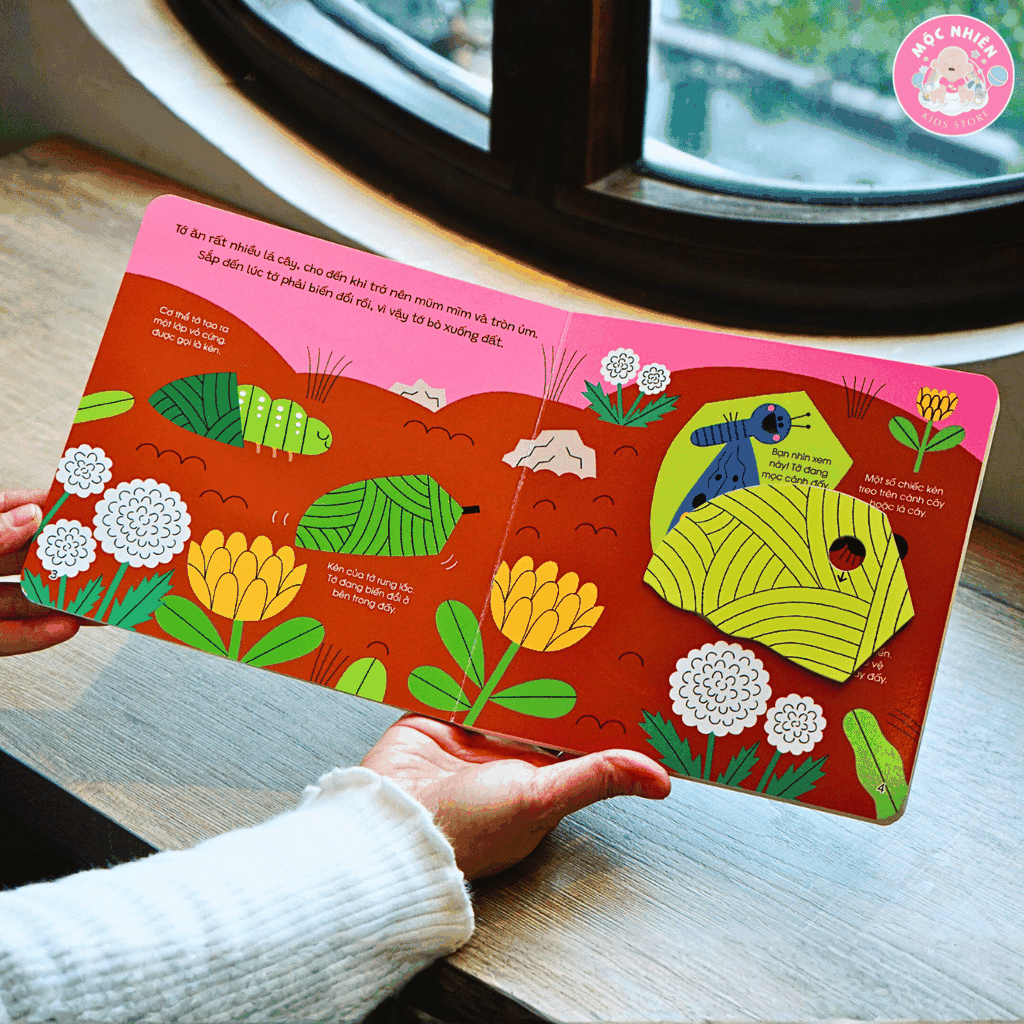 Combo 04 cuốn Sách tương tác cho bé - Thế giới nhỏ động đậy - Đinh Tị Books