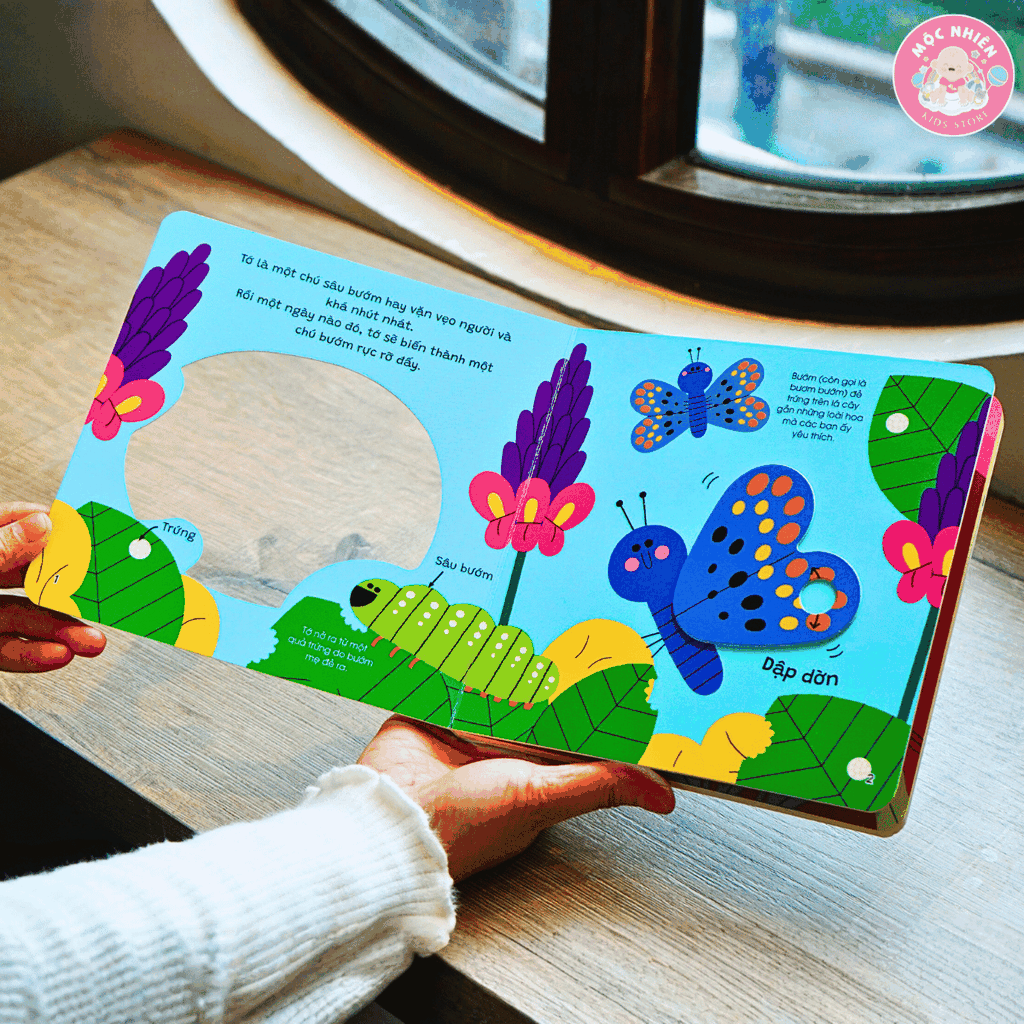 Combo 04 cuốn Sách tương tác cho bé - Thế giới nhỏ động đậy - Đinh Tị Books