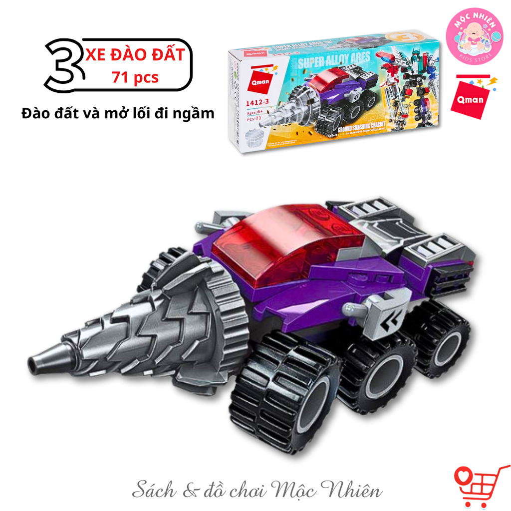 Qman 1412 - Người máy hợp kim (419 mảnh ghép)