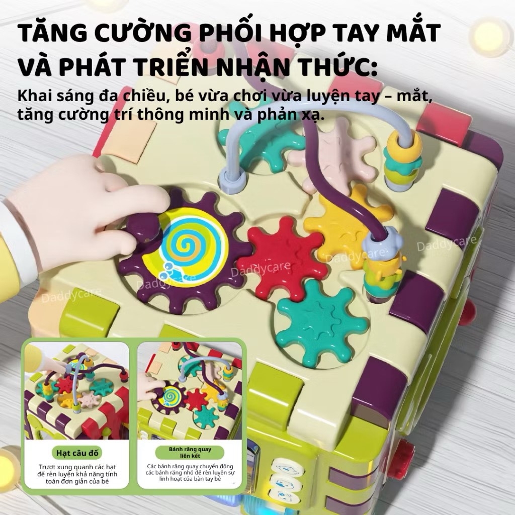 Đồ chơi Montessori khối hoạt động học và chơi Goodway