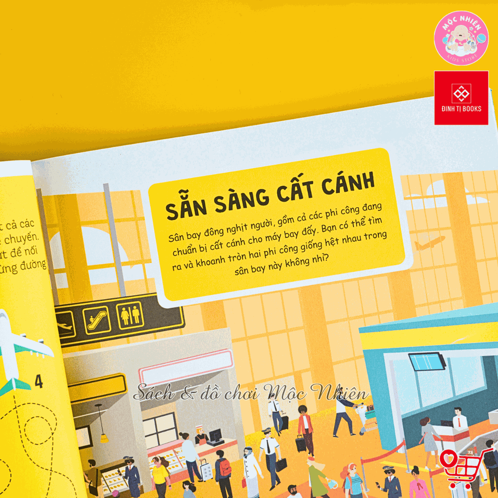 Sách - Trò chơi cho trẻ (30++ hoạt động viết, vẽ, tô màu, giải đố... theo chủ đề) - Đinh Tị Books