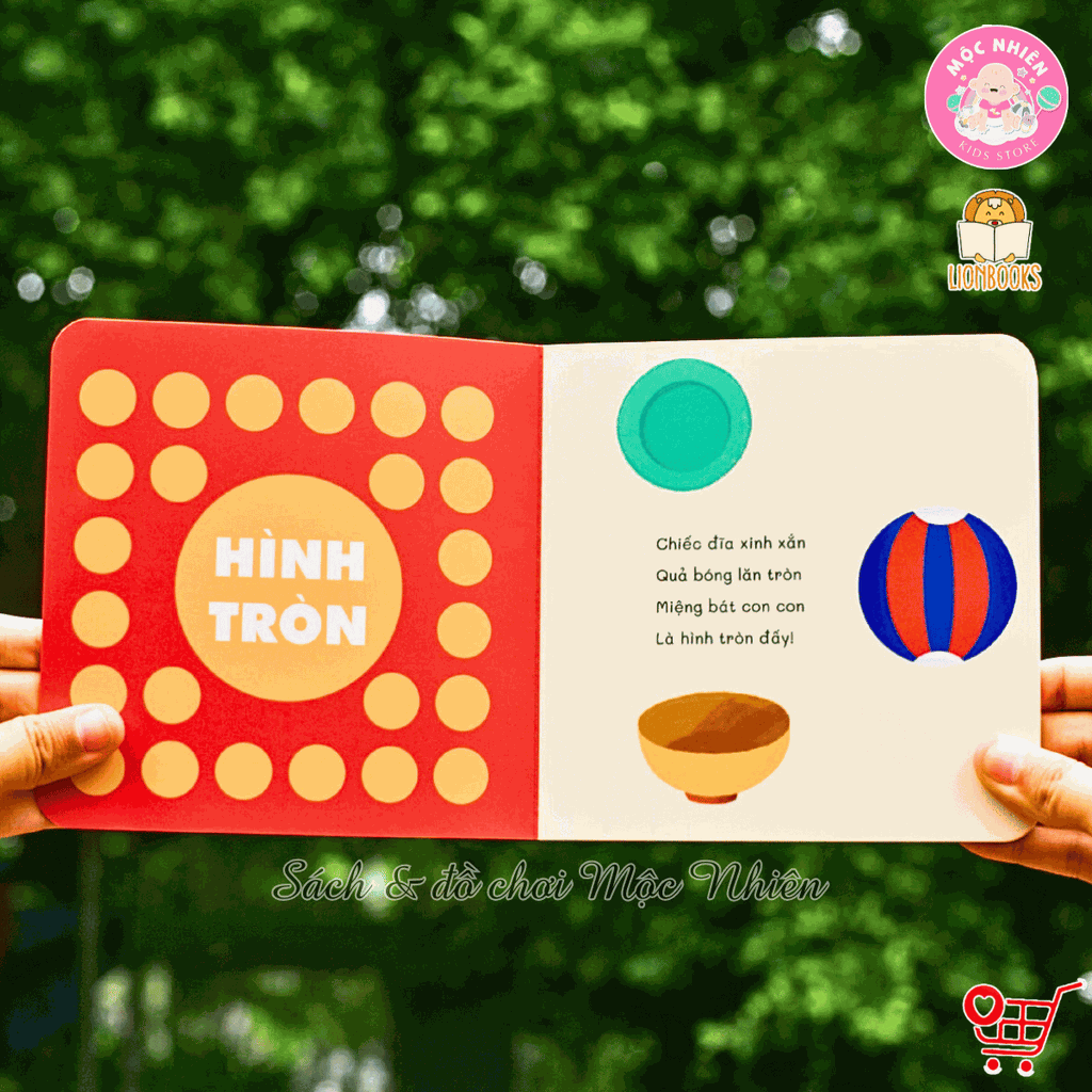 Bộ sách đầu tiên của bé 5 cuốn bồi cứng - Sách thơ cho bé sơ sinh, 0-6 tháng, 1 tuổi, em bé tập nói phát triển vốn từ - Lionbooks