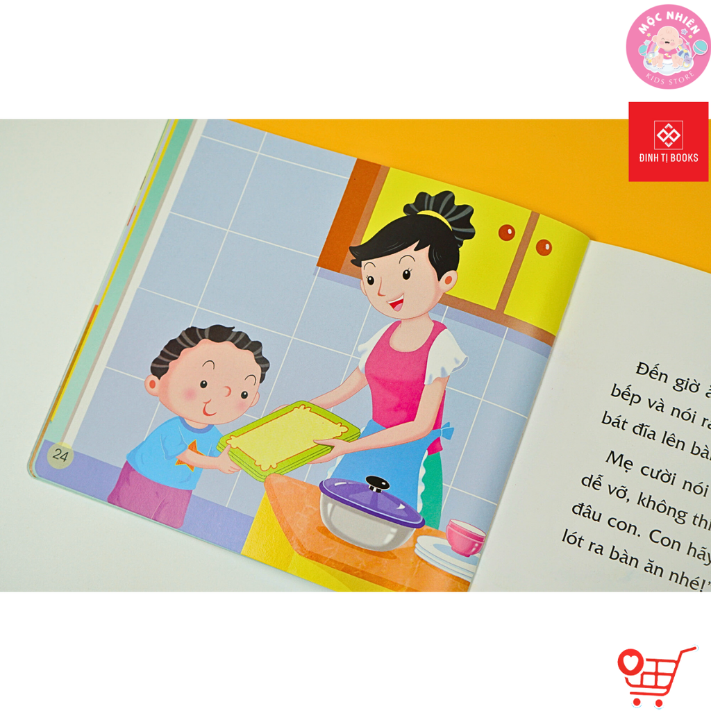 Sách Thiếu Nhi - Dạy Trẻ Kỹ Năng An Toàn - Dành cho bé từ 2-8 tuổi - Đinh Tị Books