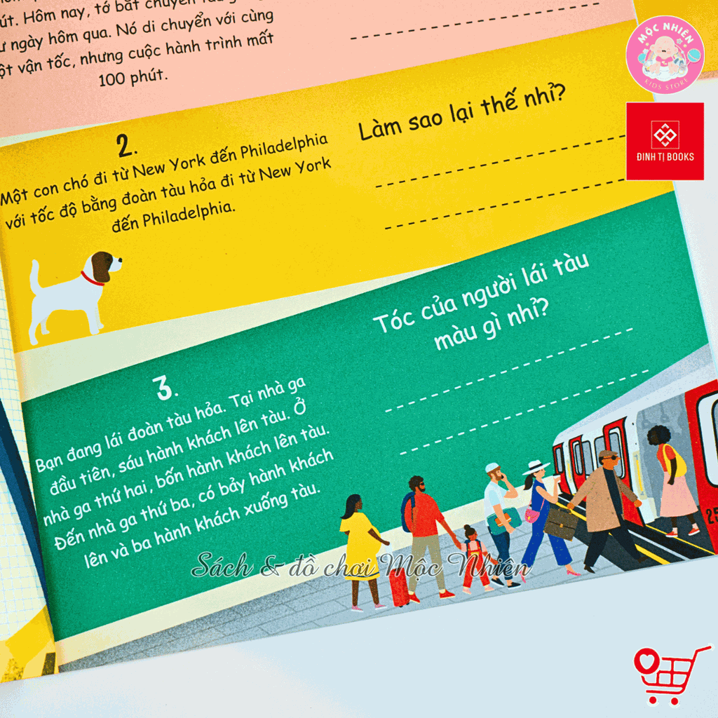 Sách - Trò chơi cho trẻ (30++ hoạt động viết, vẽ, tô màu, giải đố... theo chủ đề) - Đinh Tị Books