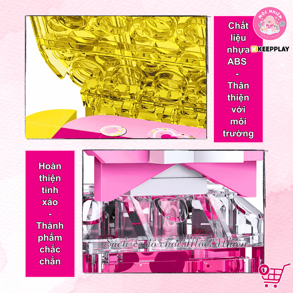 Đồ chơi lắp ráp xếp hình Keepplay 35020 - Đồ trang điểm (387 chi tiết)