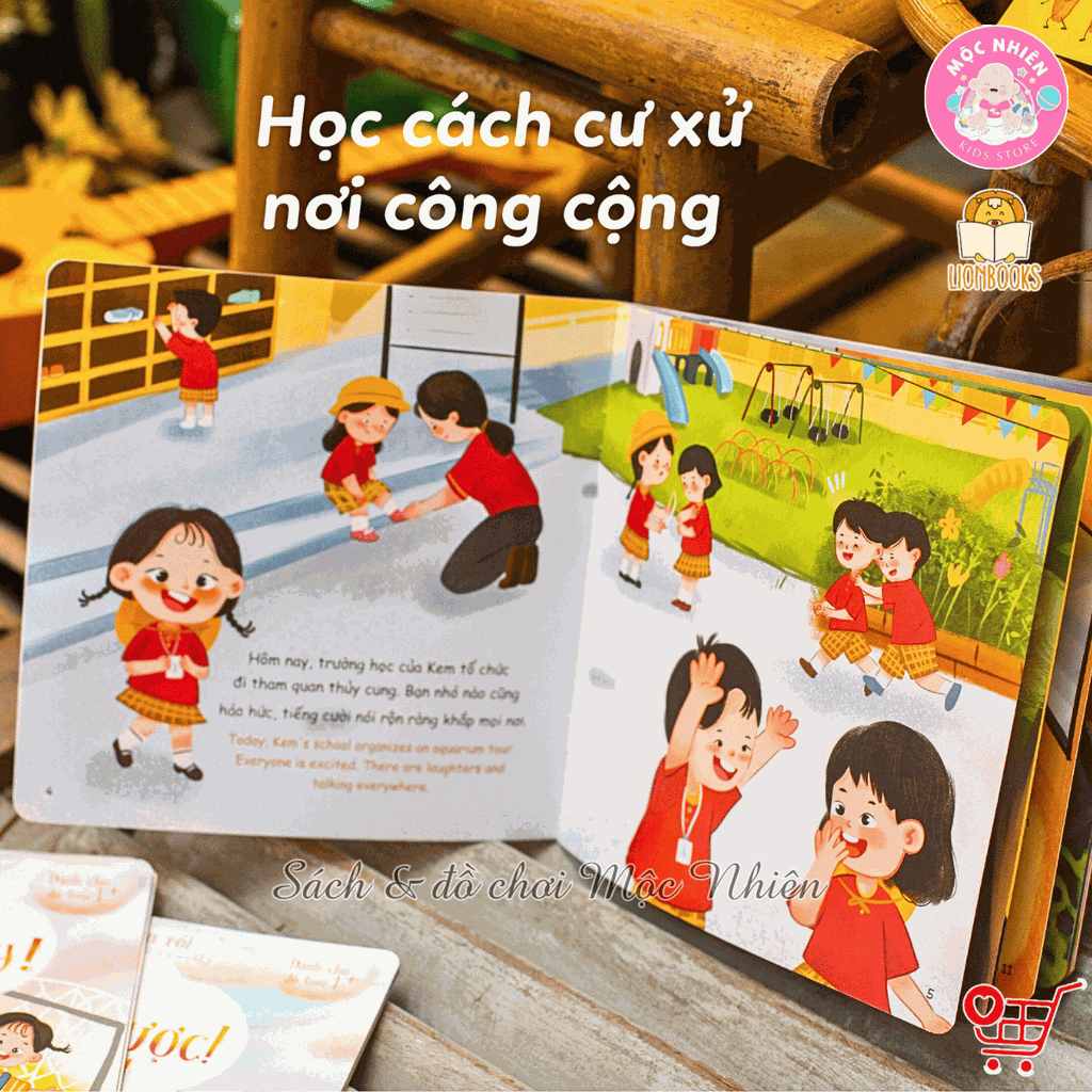 Bộ 03 cuốn sách song ngữ Anh Việt - Tớ đã lớn rồi - Lionbooks