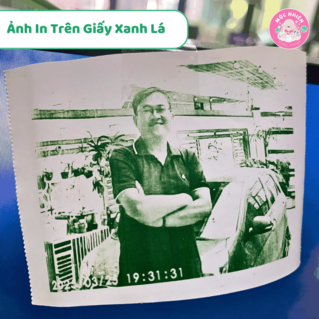 Combo 03 cuộn Giấy in ảnh kỹ thuật số (Đen trắng - Xanh dương - Cam) - Dùng cho máy chụp ảnh lấy liền Instant Print Camera