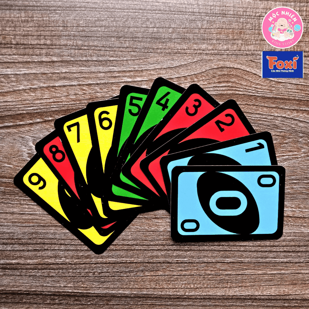 Bộ bài Boardgame - Uno Fox hiệu Foxi - UNO cao cấp-trò chơi thẻ bài siêu hay cuốn hút-gắn kết bạn bè gia đình