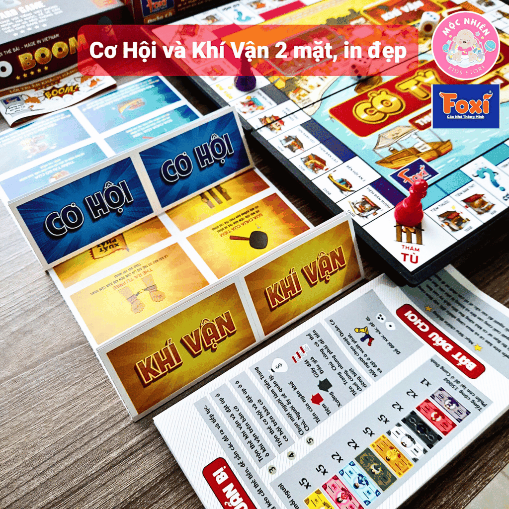 Đồ chơi Cờ tỷ phú nam châm Thương nhân Hội An - Hiệu Foxi