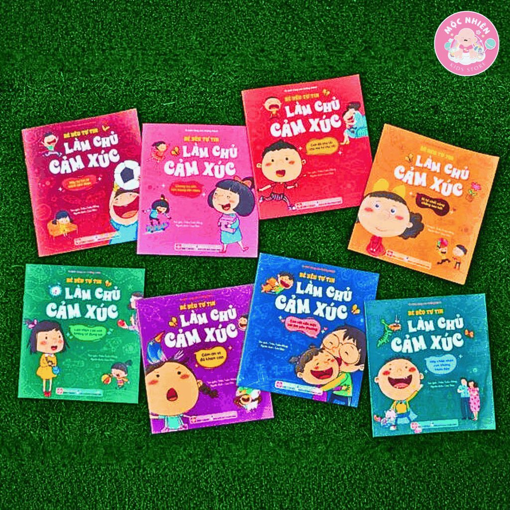 Combo 08 cuốn Sách - Bé yêu tự tin làm chủ cảm xúc - Đinh Tị Books (Dành cho trẻ em từ 3-9 tuổi)