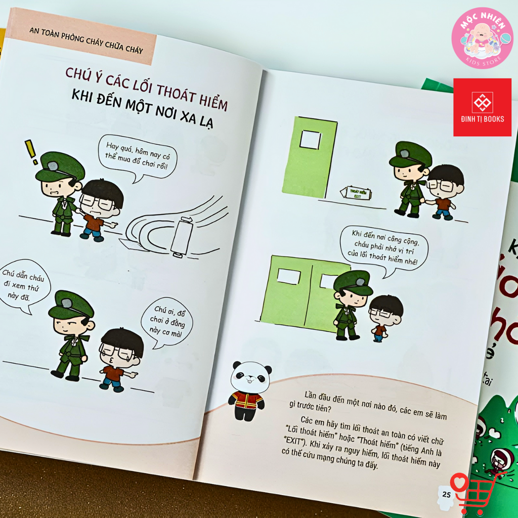 Sách 100++ kỹ năng tự bảo vệ bản thân cho trẻ (2 chủ đề) - Đinh Tị Books