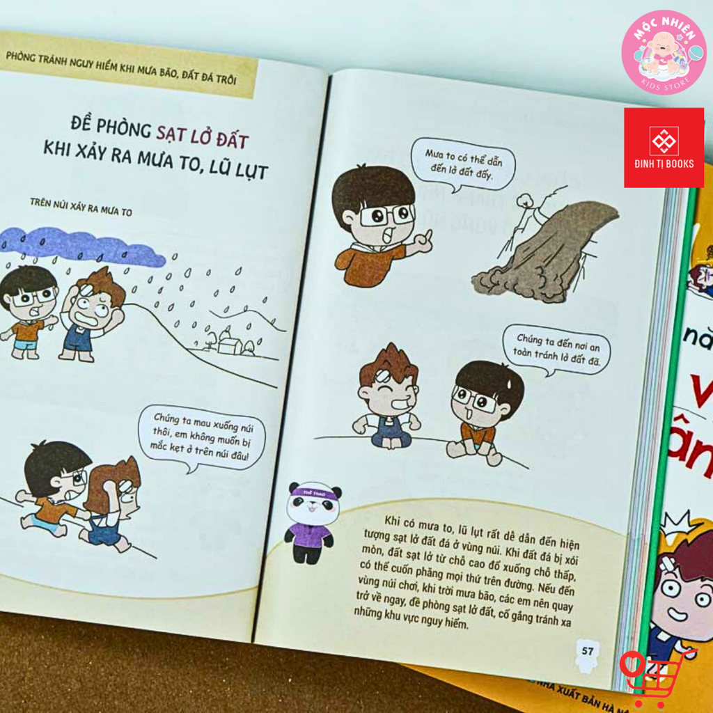 Sách 100++ kỹ năng tự bảo vệ bản thân cho trẻ (2 chủ đề) - Đinh Tị Books