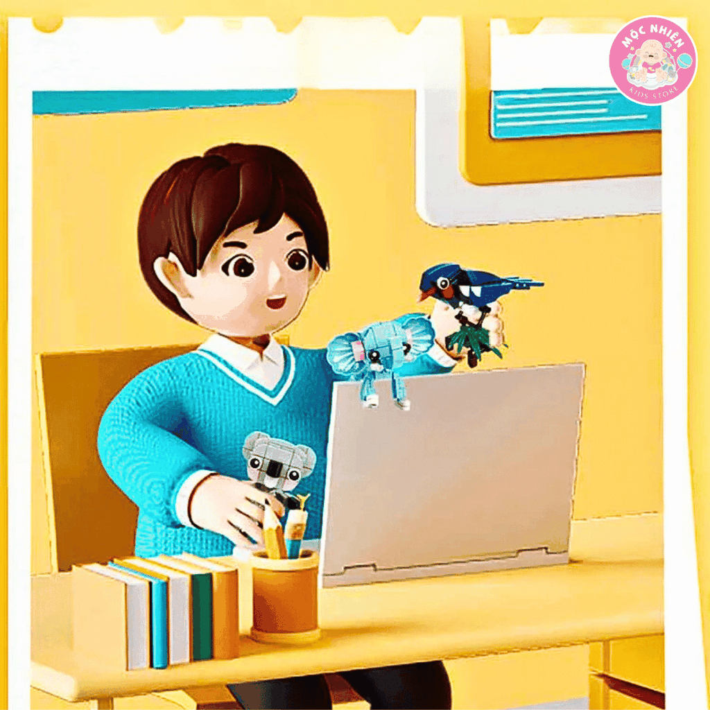 Đồ chơi lắp ráp WOMA C0277 - Những loài vật dễ thương (655 mảnh ghép)