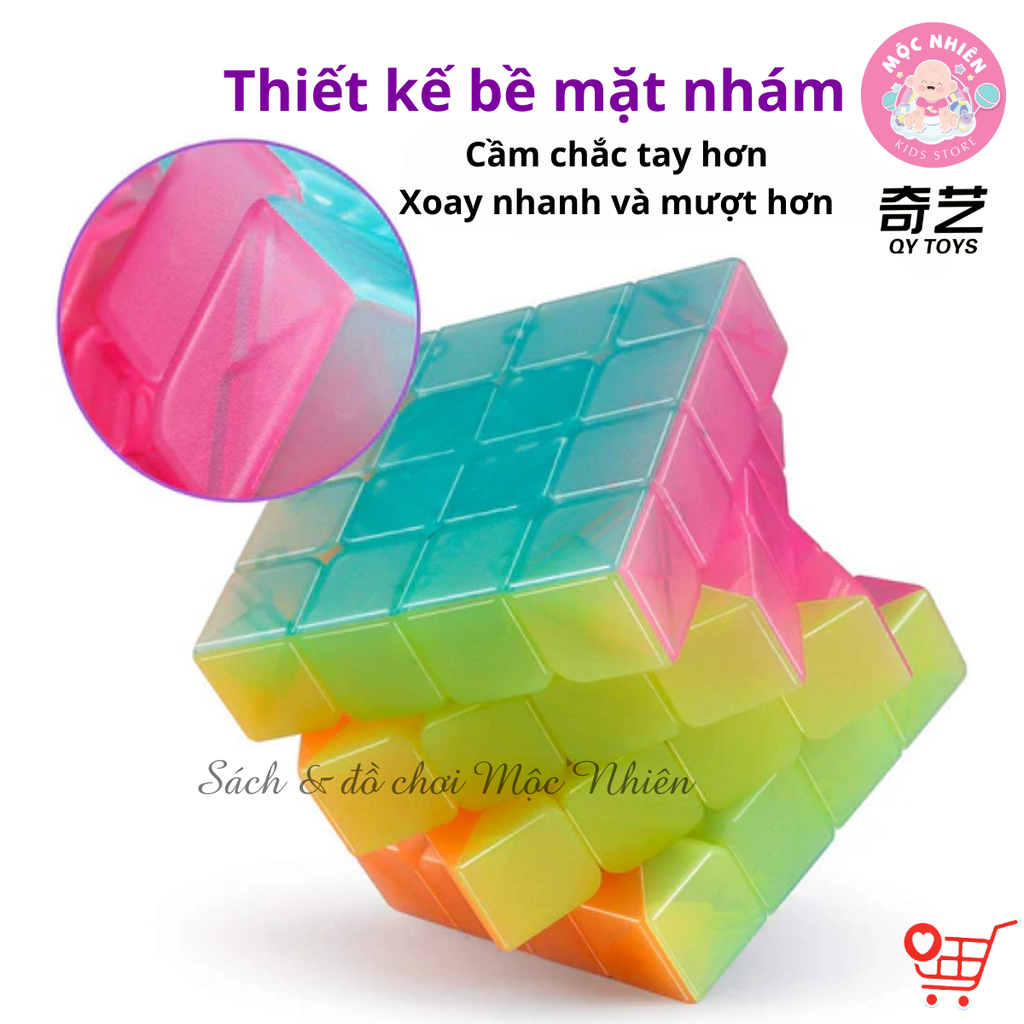 Đồ chơi trí tuệ Rubik Qiyi QY TOYS – Phiên bản Jelly Cube ( 2x2 3x3 4x4 5x5 Pyraminx Skewb Mastermorphix Ivy )