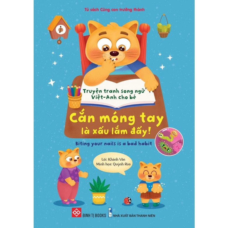 Sách - Combo (10T): Truyện tranh song ngữ Việt-Anh cho bé - Dạy trẻ nề nếp, chăm ngoan dành cho bé 3-9 tuổi - Đinh Tị