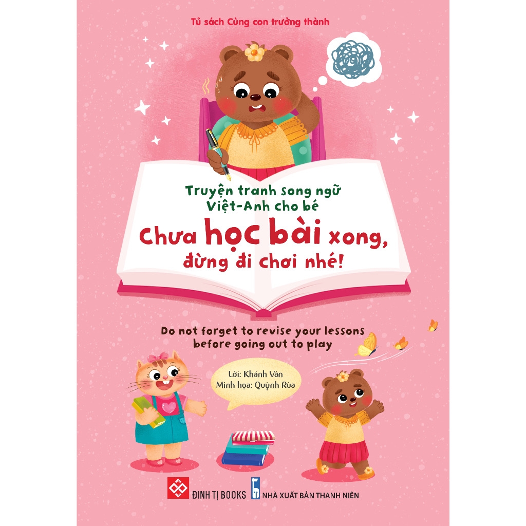 Sách - Combo (10T): Truyện tranh song ngữ Việt-Anh cho bé - Dạy trẻ nề nếp, chăm ngoan dành cho bé 3-9 tuổi - Đinh Tị
