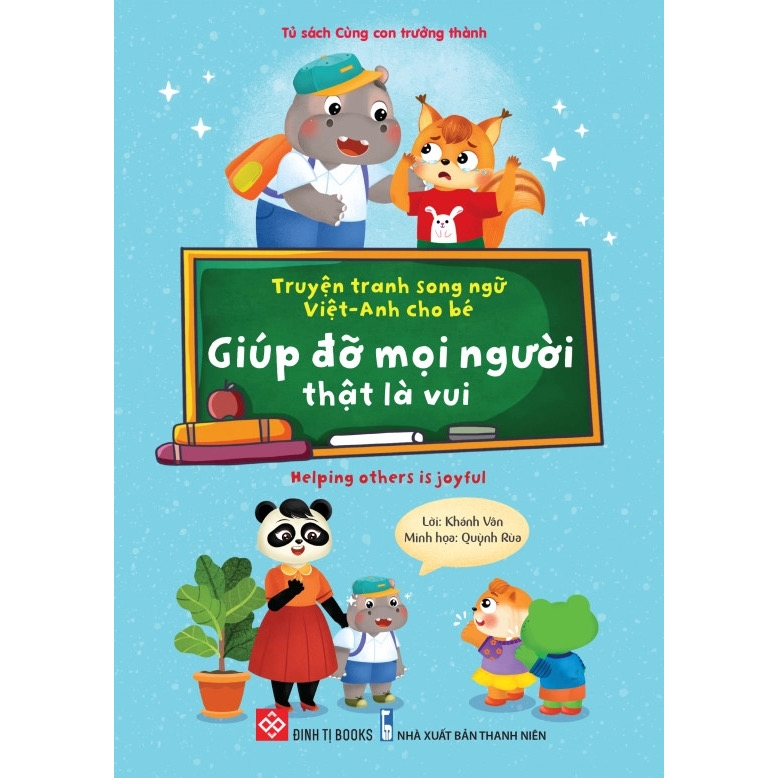 Sách - Combo (10T): Truyện tranh song ngữ Việt-Anh cho bé - Dạy trẻ nề nếp, chăm ngoan dành cho bé 3-9 tuổi - Đinh Tị