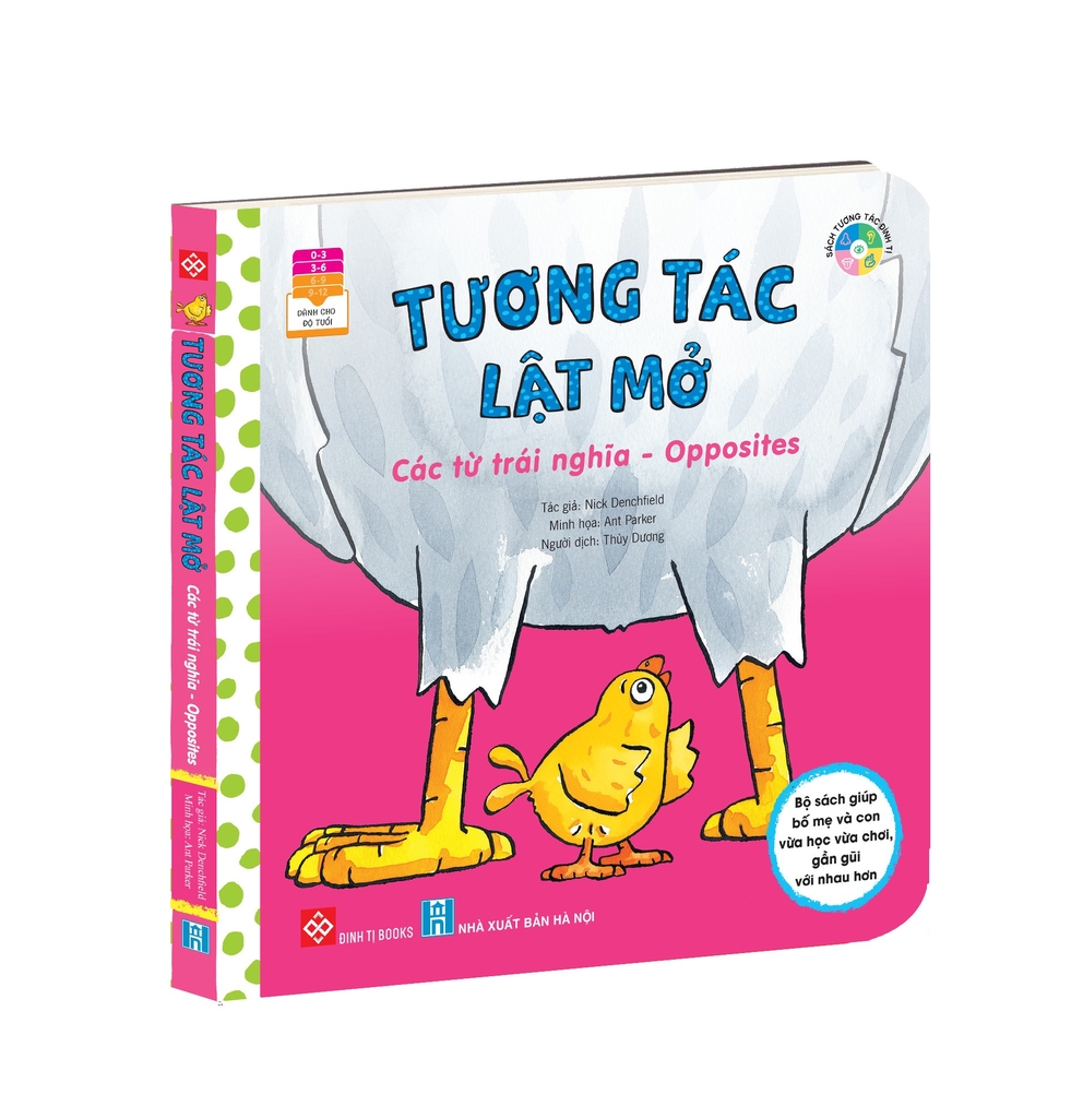 Combo 4 cuốn sách - Tương tác lật mở song ngữ Anh - Việt giúp bé mở rộng vốn từ vựng theo cách đầy thú vị - Đinh Tị Books