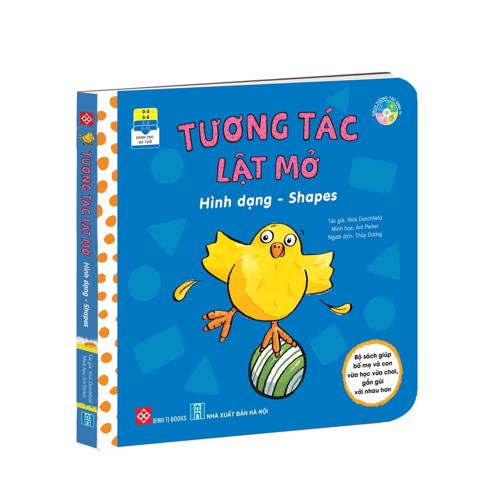 Combo 4 cuốn sách - Tương tác lật mở song ngữ Anh - Việt giúp bé mở rộng vốn từ vựng theo cách đầy thú vị - Đinh Tị Books