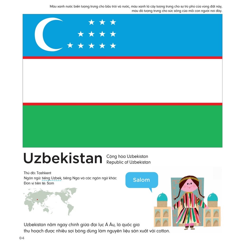 Cuốn sách tranh đầu tiên về Quốc kỳ - Ehomebooks