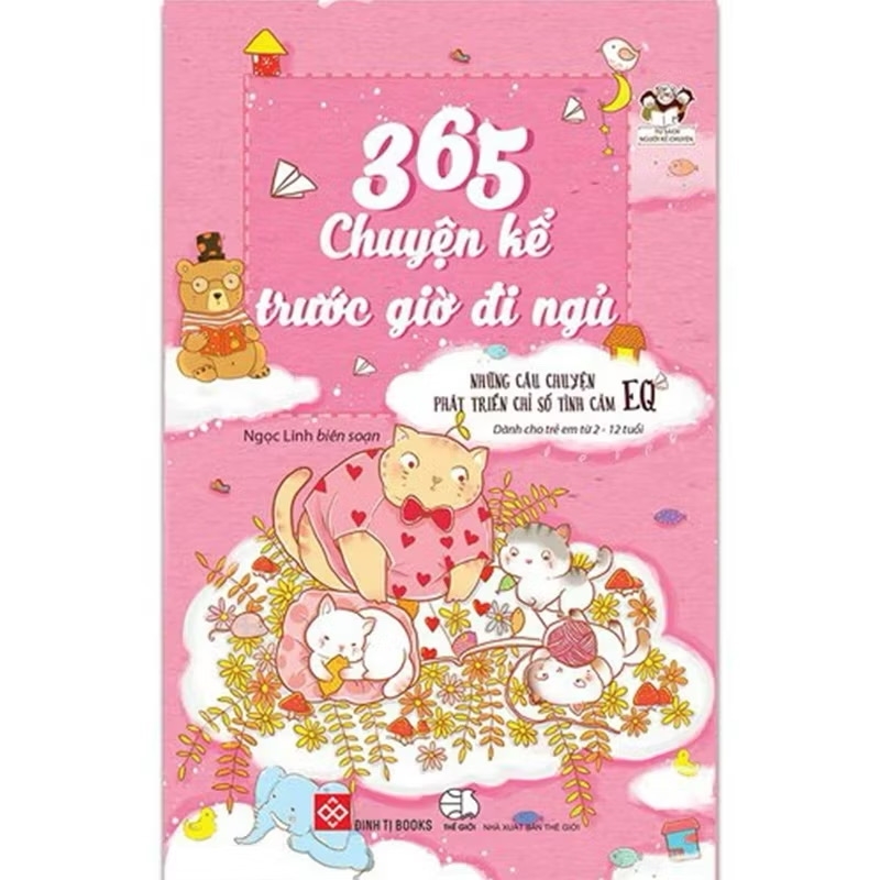 Combo 04 cuốn Sách - 365 chuyện kể trước giờ đi ngủ - Những câu chuyện phát triển chỉ số IQ và EQ cho trẻ từ 2-12 tuổi - Đinh Tị Books